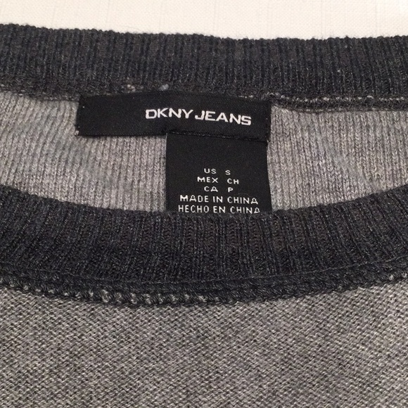 DKNY Sweater Two Tone Grey - Picture 4 of 7